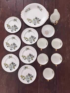 Royal Imperial bone china Tea set, Wild Flower Pattern